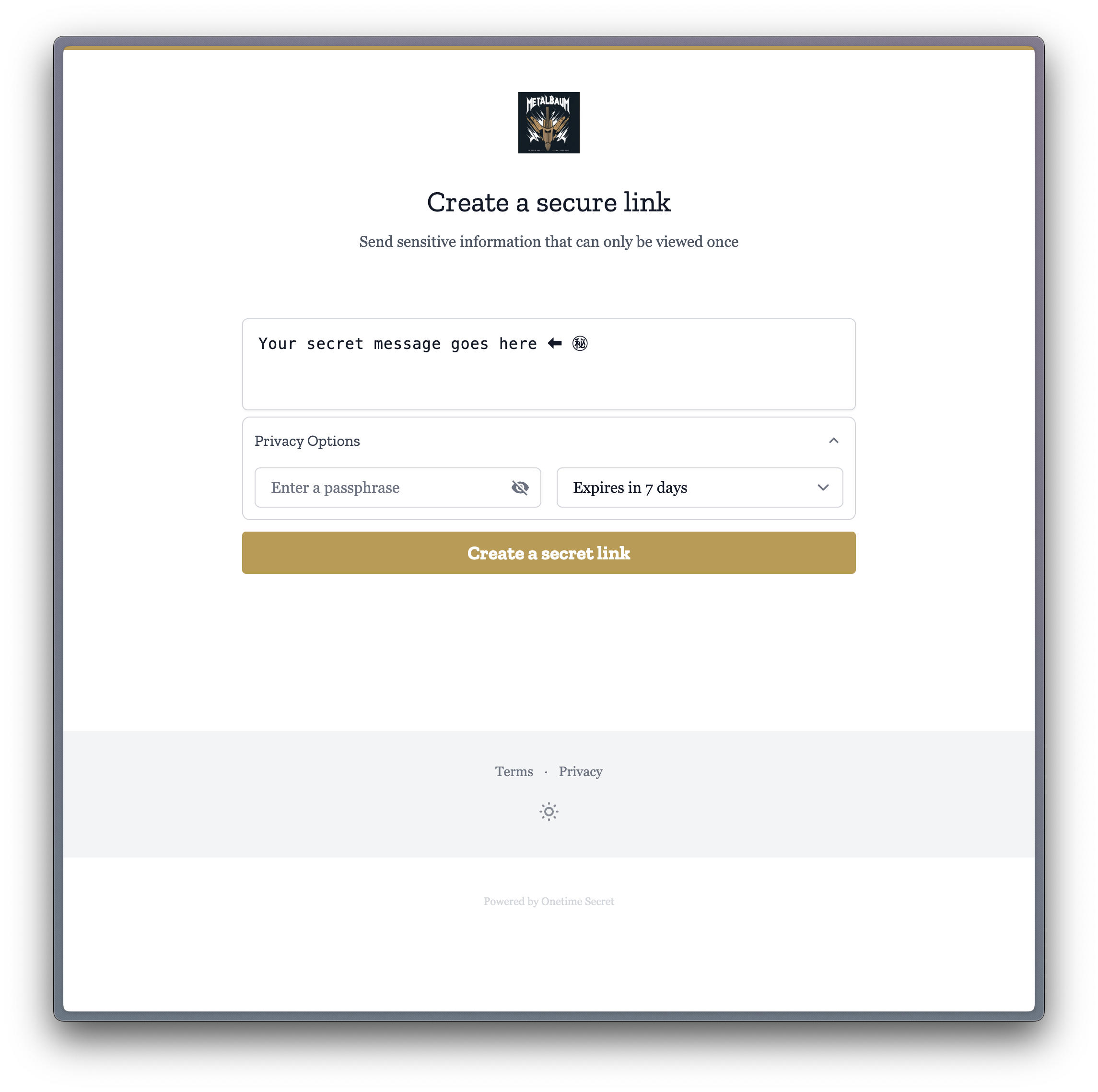 Custom domain settings